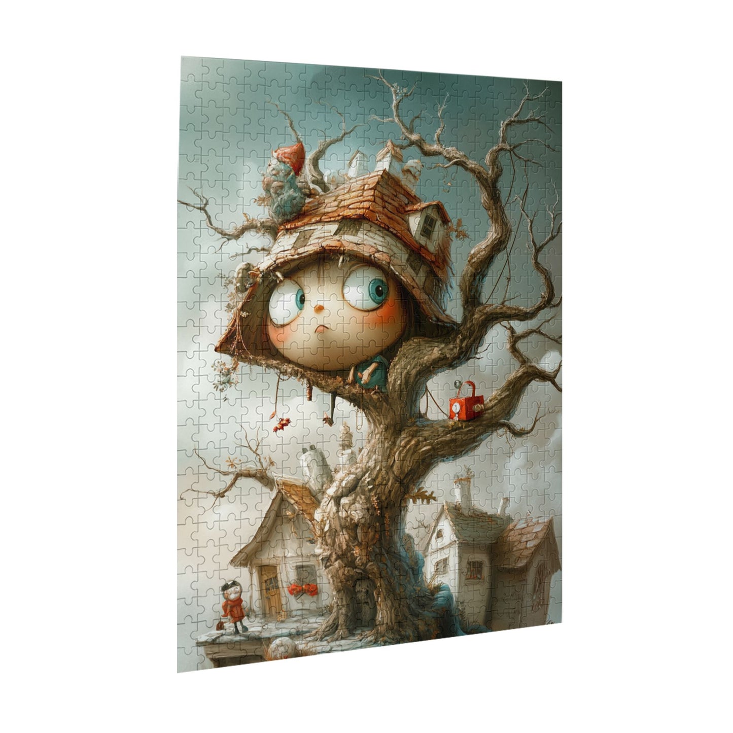 Fairytale Treehouse Jigsaw Puzzle - 500-Piece Creative Artistic Puzzle