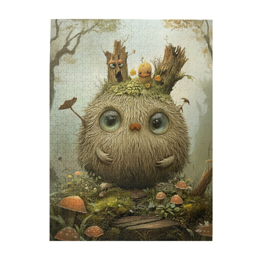 Fairy Tale Girl with Firefly Puzzle - 500-Piece Artistic Jigsaw, A Magical Night of Lights